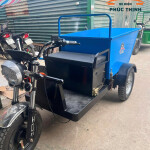 Xe 3 bánh điện rùa ben tay tải trọng 5 tạ